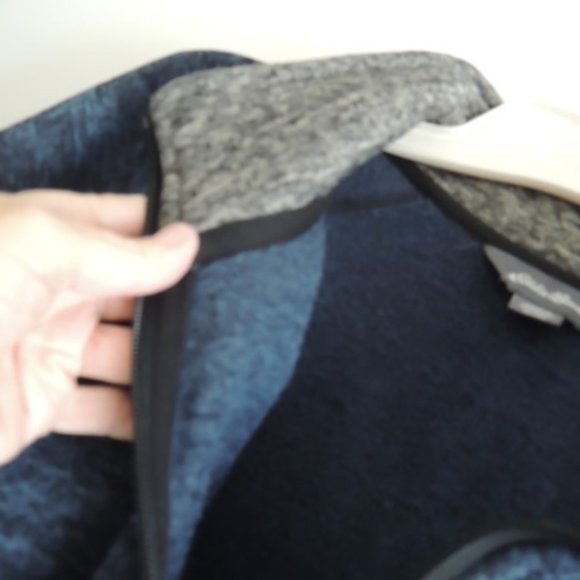 Mens Fleece Top Size XL Eddie Bauer Radiator 1/4 Zip Navy Heather Pullover NWT - Picture 3 of 9